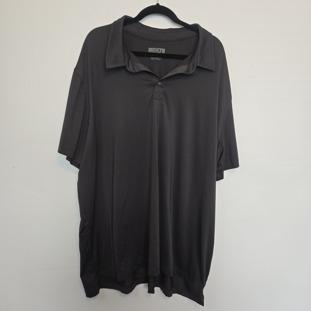 Duluth Trading Co Charcoal Polo Shirt